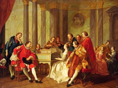 Sextet by Louis Michel van Loo